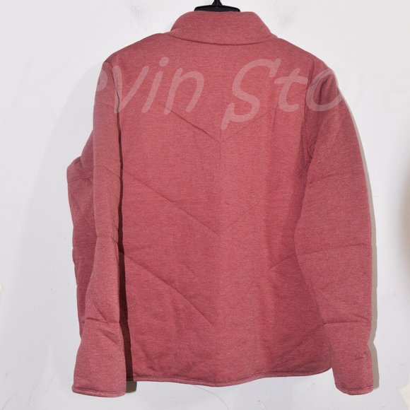 Three‎ Dots Quilted knit jacket Red - Picture 3 of 9